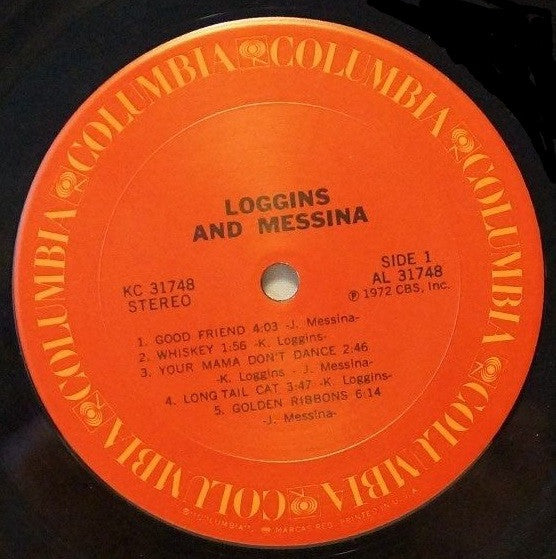 Loggins And Messina : Loggins And Messina (LP, Album, San)