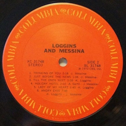 Loggins And Messina : Loggins And Messina (LP, Album, San)