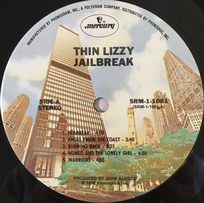 Thin Lizzy : Jailbreak (LP, Album, Ter)