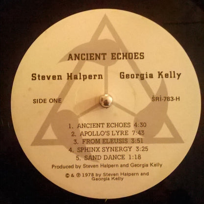 Steven Halpern, Georgia Kelly : Ancient Echoes (LP, Album)
