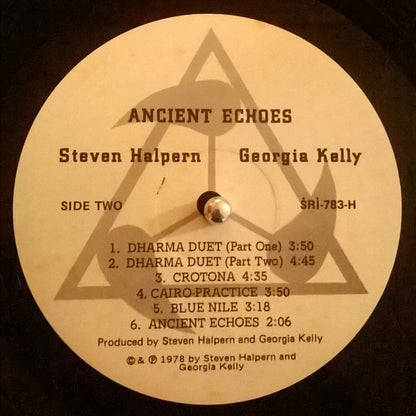 Steven Halpern, Georgia Kelly : Ancient Echoes (LP, Album)