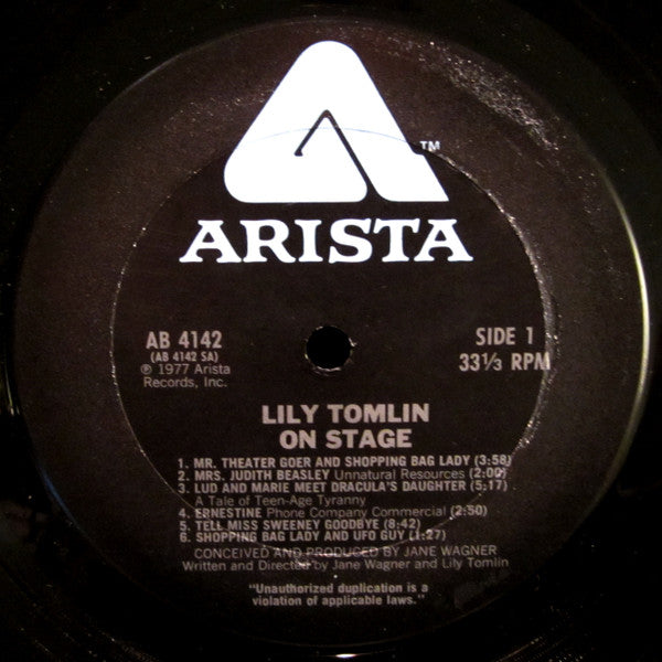 Lily Tomlin : On Stage (LP, Album, Ter)