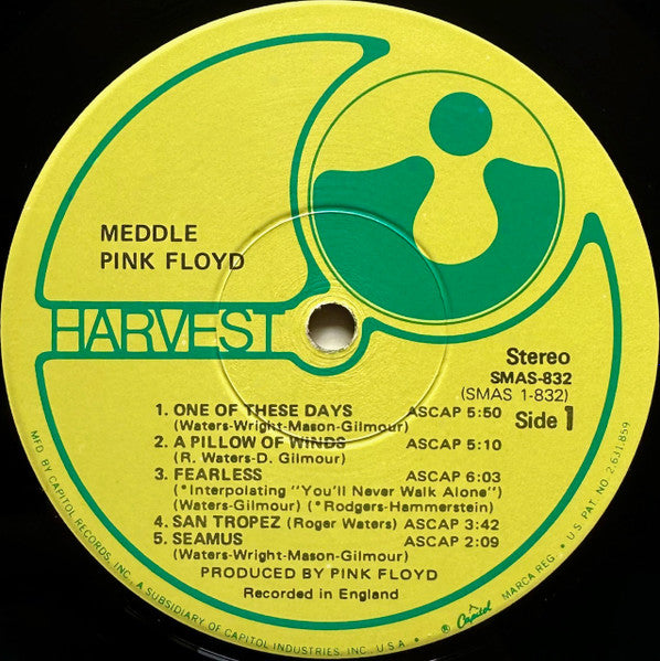 Pink Floyd : Meddle (LP, Album, Win)