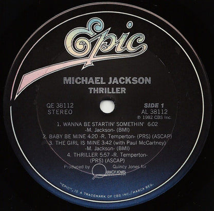 Michael Jackson : Thriller (LP, Album, Car)