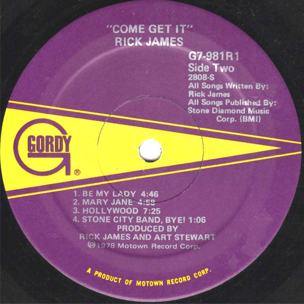 Rick James : Come Get It! (LP, Album)