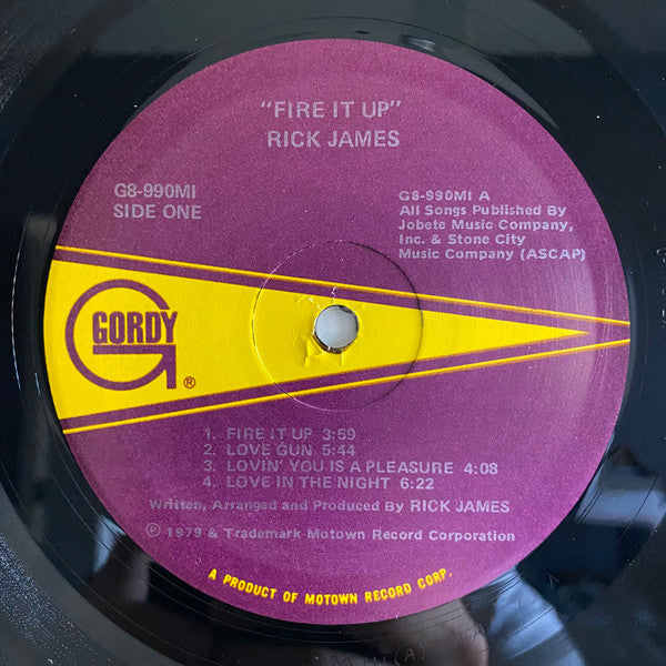 Rick James : Fire It Up (LP, Album)