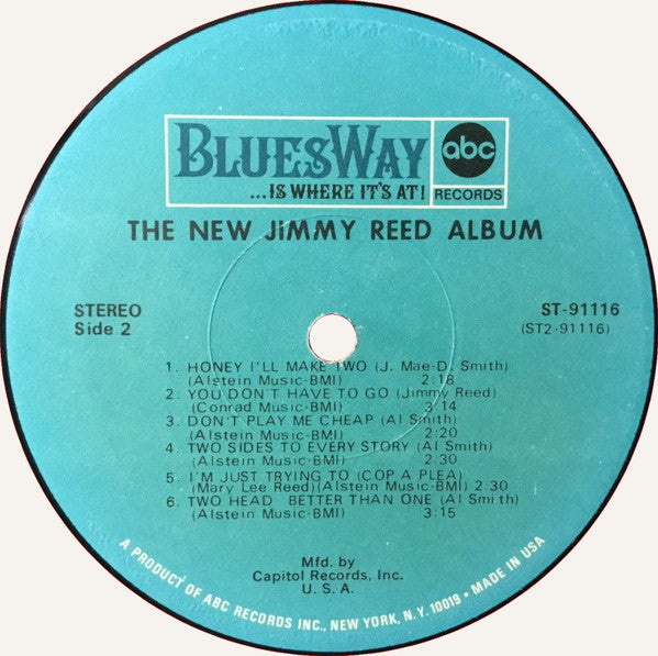Jimmy Reed : The New Jimmy Reed Album (LP, Album, Club)