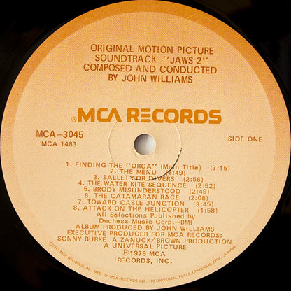 John Williams (4) : Jaws 2 - The Original Motion Picture Soundtrack (LP, Album)