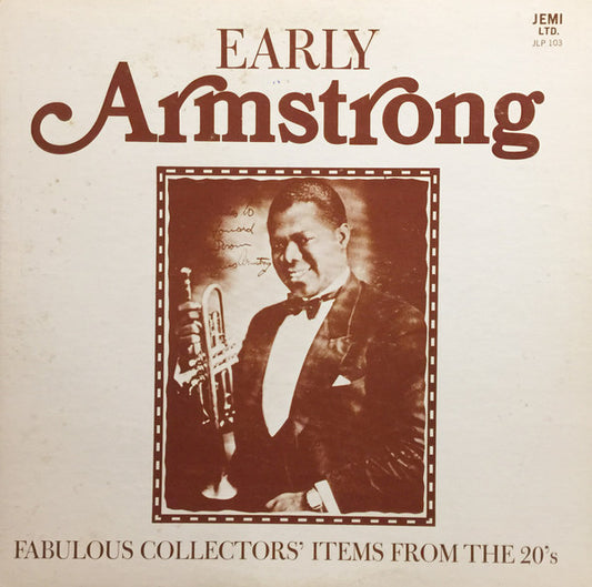 Louis Armstrong : Early Armstrong (LP, Comp, Mono)