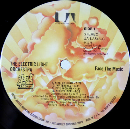 Electric Light Orchestra : Face The Music (LP, Album, RE, Ter)