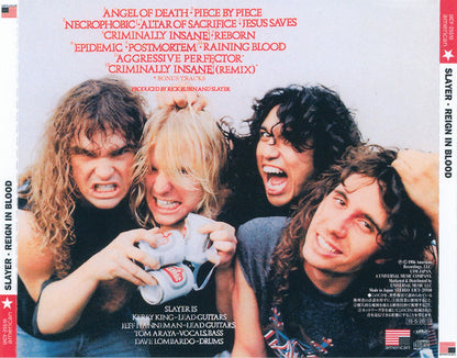 Slayer : Reign In Blood (CD, Album, RE, RM, SHM)