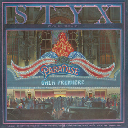 Styx : Paradise Theatre (LP, Album, Etch, Pit)
