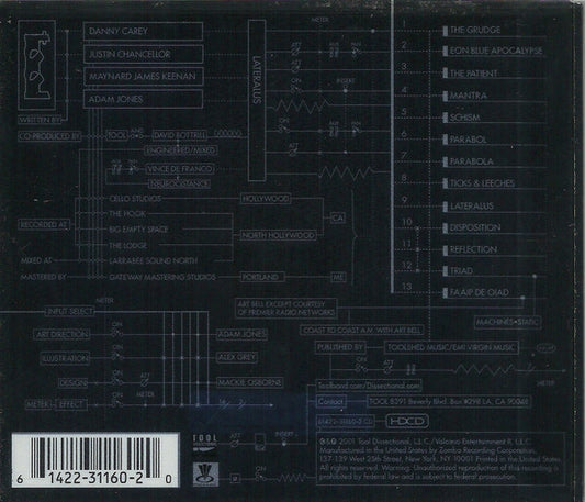 Tool (2) : Lateralus (HDCD, Album, RE)