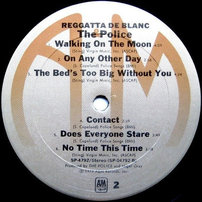 The Police : Reggatta De Blanc (LP, Album, San)