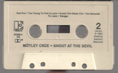 Mötley Crüe : Shout At The Devil (Cass, Album, SR,)