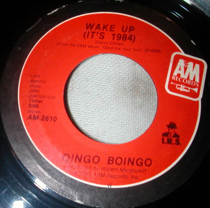 Oingo Boingo : Wake Up (It's 1984) (7", Single)