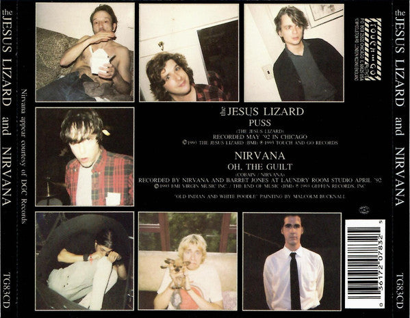 The Jesus Lizard And Nirvana : Puss / Oh, The Guilt (CD, Single)