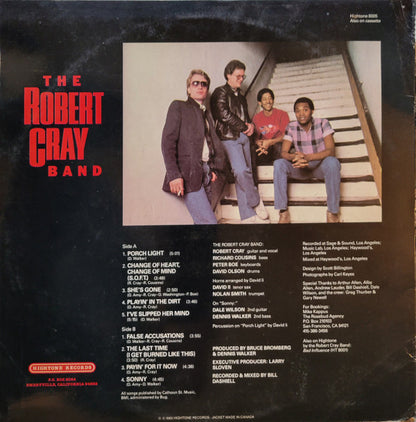 The Robert Cray Band : False Accusations (LP, Album, No )