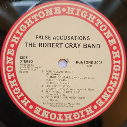 The Robert Cray Band : False Accusations (LP, Album, No )