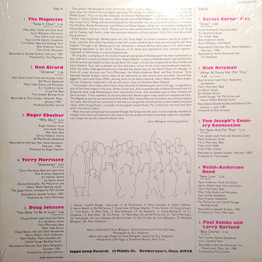 Various : The First Grog Album (Musicians Of Greater Newburyport) (LP, Album)