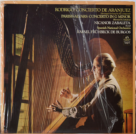 Rodrigo* / Parish-Alvars* - Nicanor Zabaleta, Spanish National Orchestra*, Rafael Frühbeck De Burgos : Concierto De Aranjuez - Concerto En Sol Mineur (LP, Album)