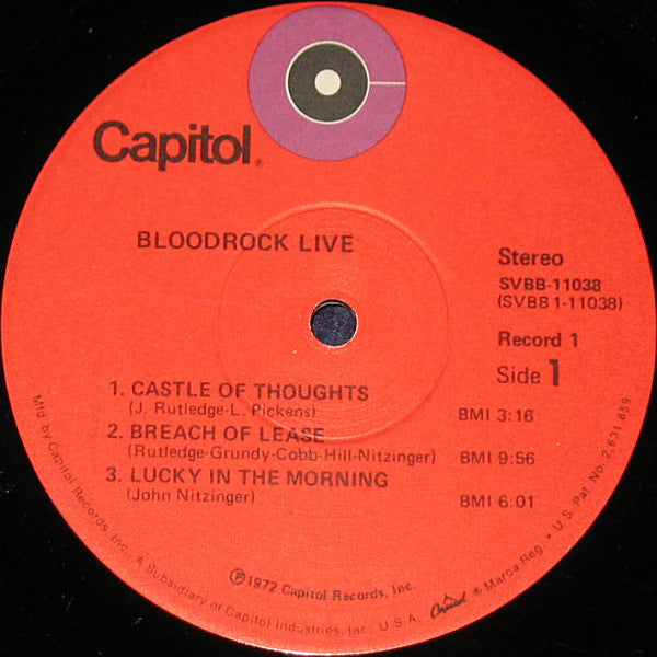 Bloodrock : Live (2xLP, Album, Win)