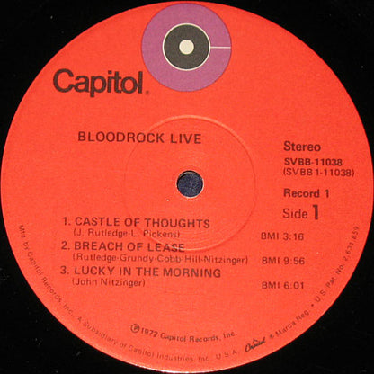 Bloodrock : Live (2xLP, Album, Win)