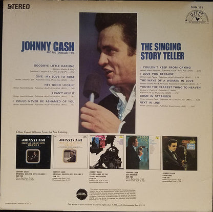 Johnny Cash And The Tennessee Two* : The Singing Story Teller (LP, Album, Comp)
