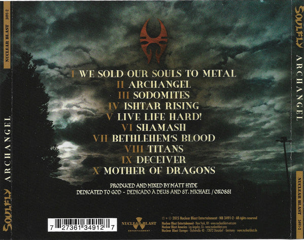 Soulfly : Archangel (CD, Album)