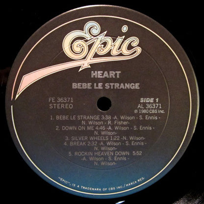 Heart : Bebe Le Strange (LP, Album, Pit)