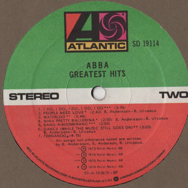 ABBA : Greatest Hits (LP, Comp, RE, SP )
