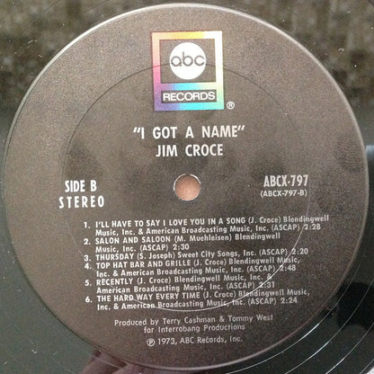 Jim Croce : I Got A Name (LP, Album, Pit)