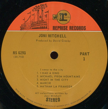 Joni Mitchell : Song To A Seagull (LP, Album, Pit)