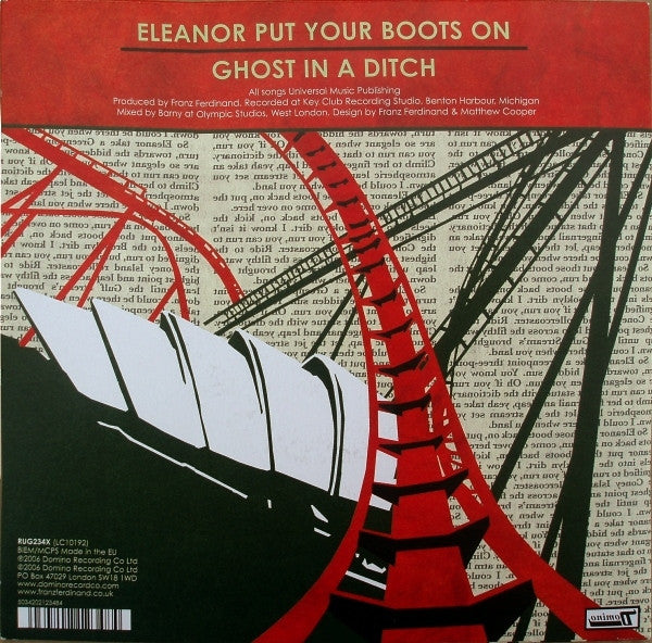 Franz Ferdinand : Eleanor Put Your Boots On (7", Single)