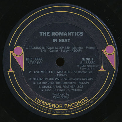 The Romantics : In Heat (LP, Album, Pit)