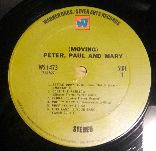 Peter, Paul And Mary* : (Moving) (LP, Album, RP)