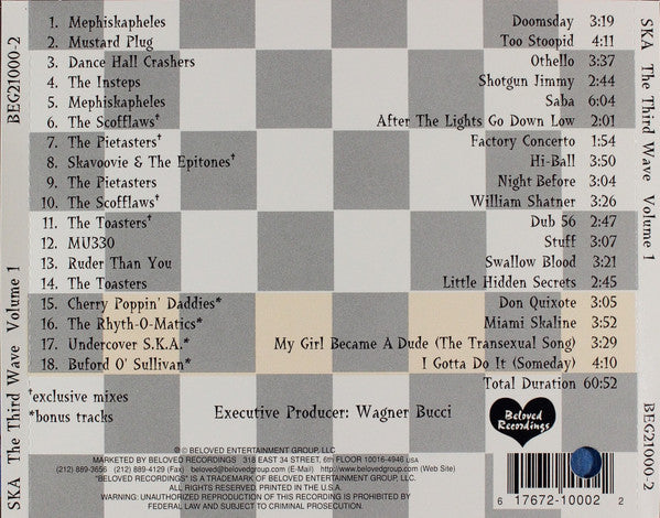 Various : SKA The Third Wave (Volume 1) (CD, Comp, RE)
