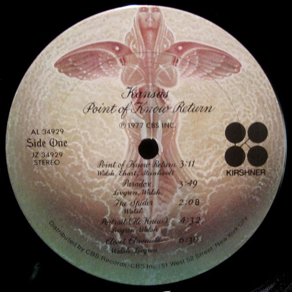 Kansas (2) : Point Of Know Return (LP, Album, Pit)