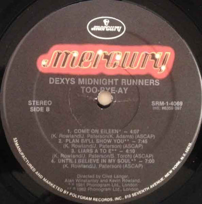 Kevin Rowland & Dexys Midnight Runners : Too-Rye-Ay (LP, Album, RE)