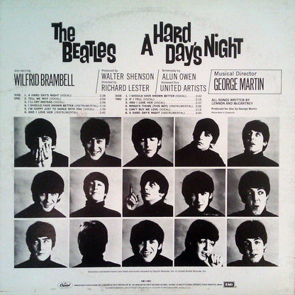The Beatles : A Hard Day's Night (LP, Album, Mono, RE, Pur)
