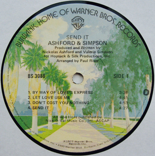 Ashford & Simpson : Send It (LP, Album)