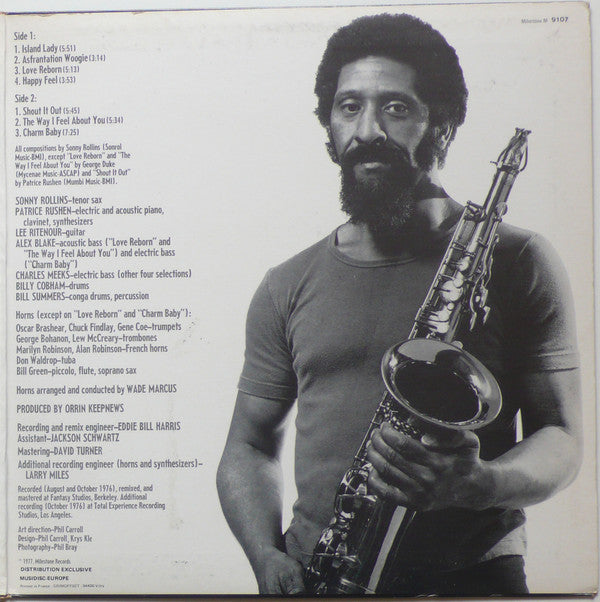 Sonny Rollins : The Way I Feel (LP, Album, Gat)