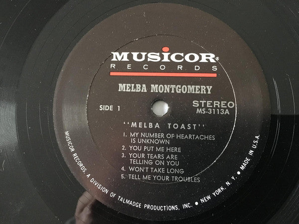 Melba Montgomery : Melba Toast (LP, Album)