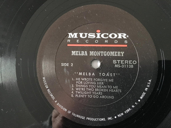 Melba Montgomery : Melba Toast (LP, Album)