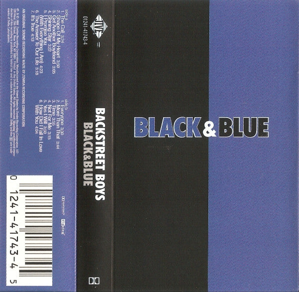 Backstreet Boys : Black & Blue (Cass, Album)