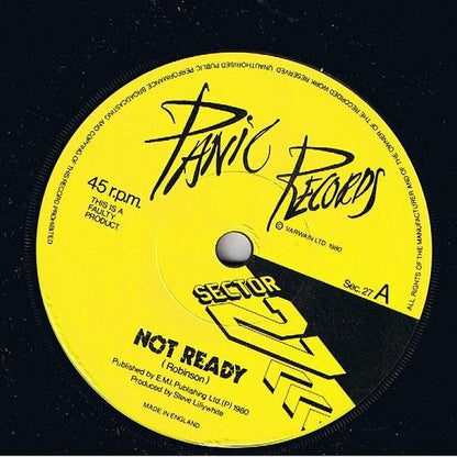 Sector 27 : Not Ready (7", Single)