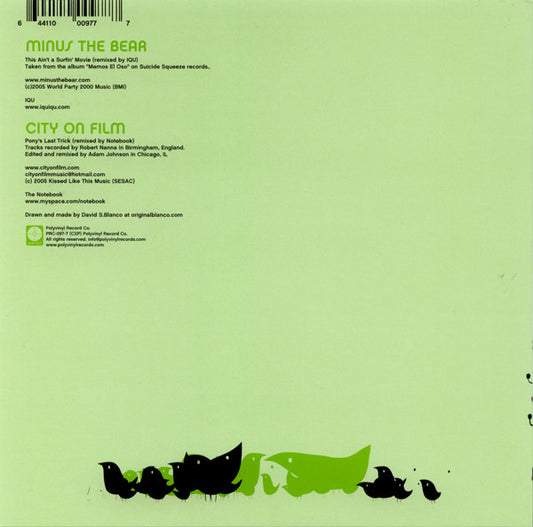 Minus The Bear / City On Film* : This Ain't A Surfin' Movie / Pony's Last Trick (Remixes) (7", Single)
