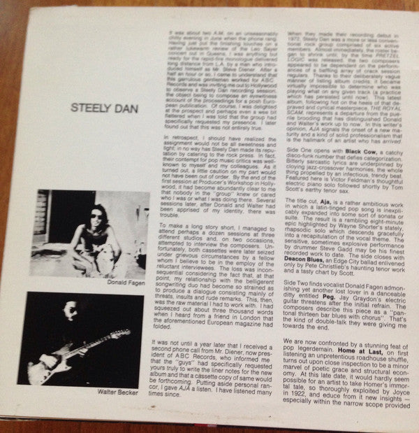 Steely Dan : Aja (LP, Album, Kee)