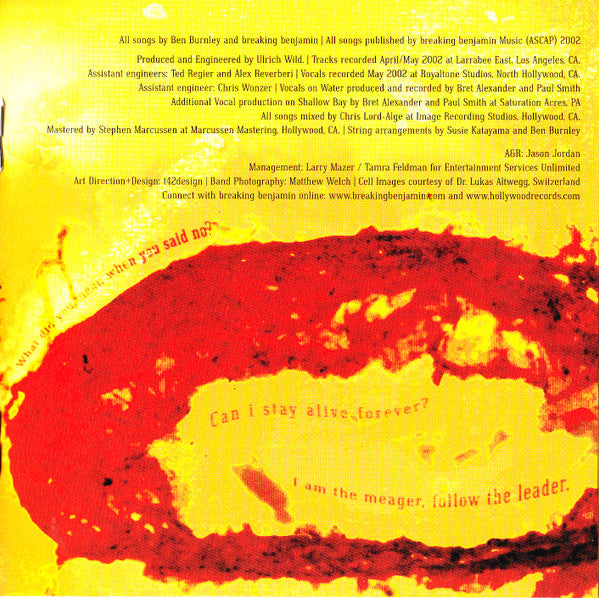 Breaking Benjamin : Saturate (CD, Album, Enh, RE)