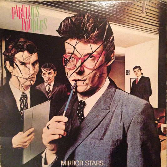 Fabulous Poodles : Mirror Stars (LP, Comp, Promo, Pin)